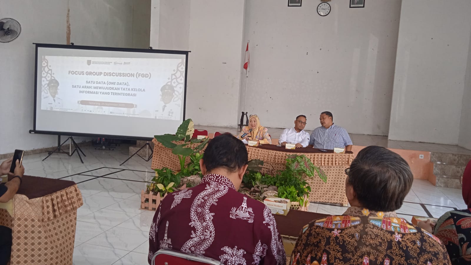 Diskominfo Kota Semarang Hadiri FGD Satu Data di Kelurahan Tinjomoyo
